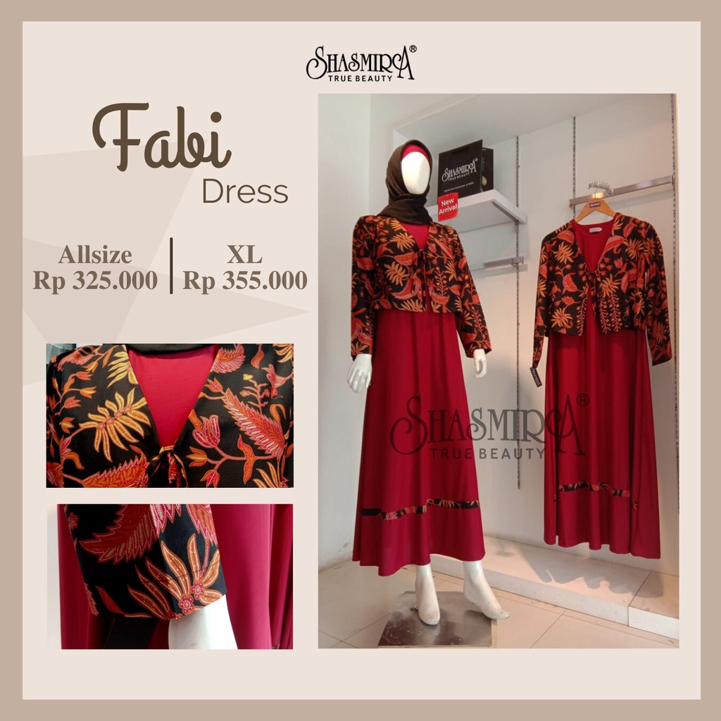 Koleksi terbaru Shasmira - Fabi dress By Shasmira