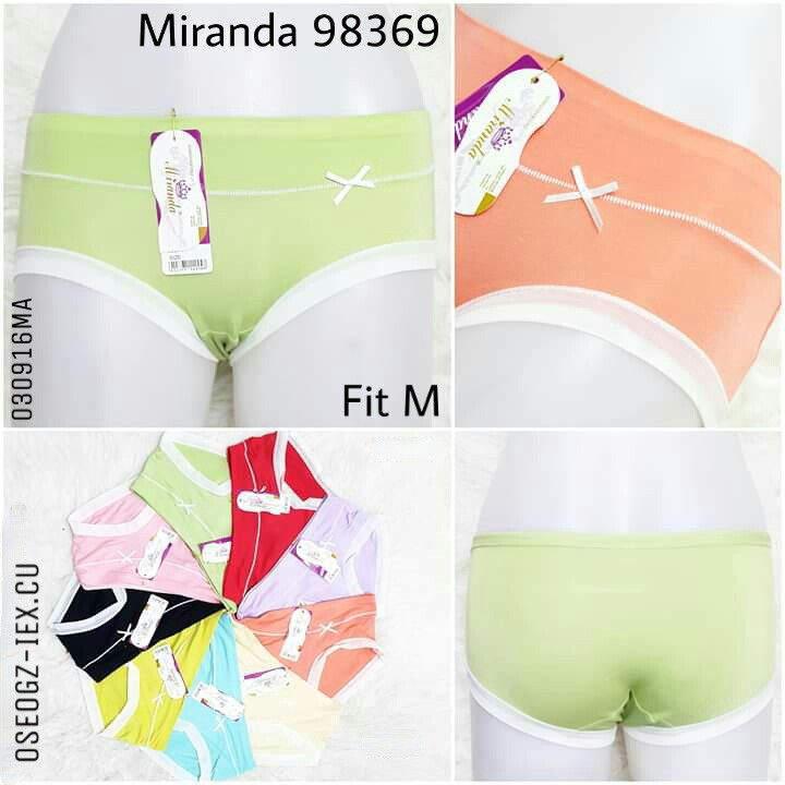 Celana Dalam Cewek/CD Wanita Sepinggul Katun Polos Renda/Murah/Seksi/Adem/Lembut/Terlaris - Miranda