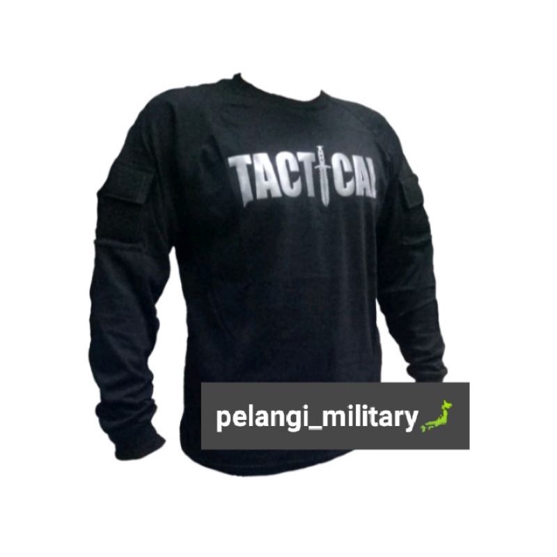 Kaos pria tactical lengan panjang