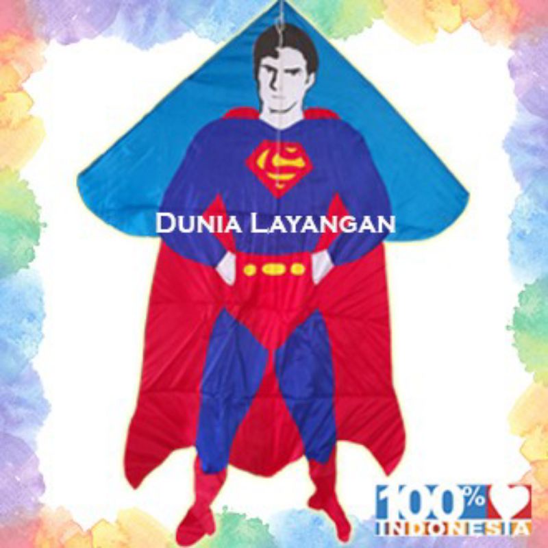 LAYANGAN KARAKTER SUPERHERO SUPERMAN