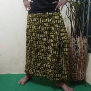 SARUNG CELANA  BATIK  MOTIF AKSARA JAWA Shopee Indonesia 