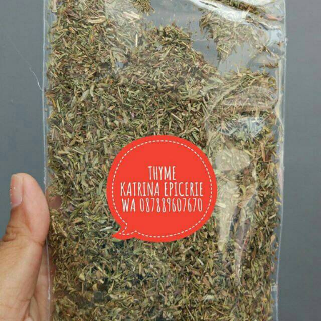 

Dried Thyme 30 Gram Herbs Kering Rempah Bumbu Masak