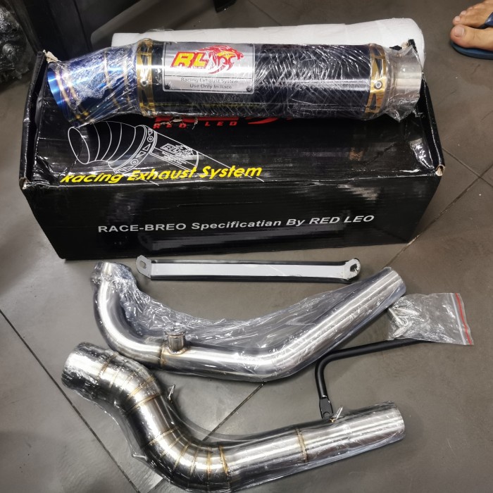 knalpot RED LEO mx king 150 y15
