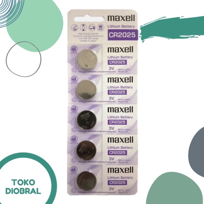 Baterai Maxell CR 2025 / Lithium Battery 3V CR2025