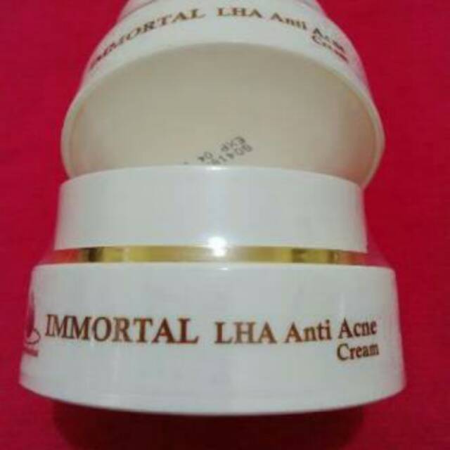 Lha anti acne cream / immortal / cream malam kulit berjerawat POT