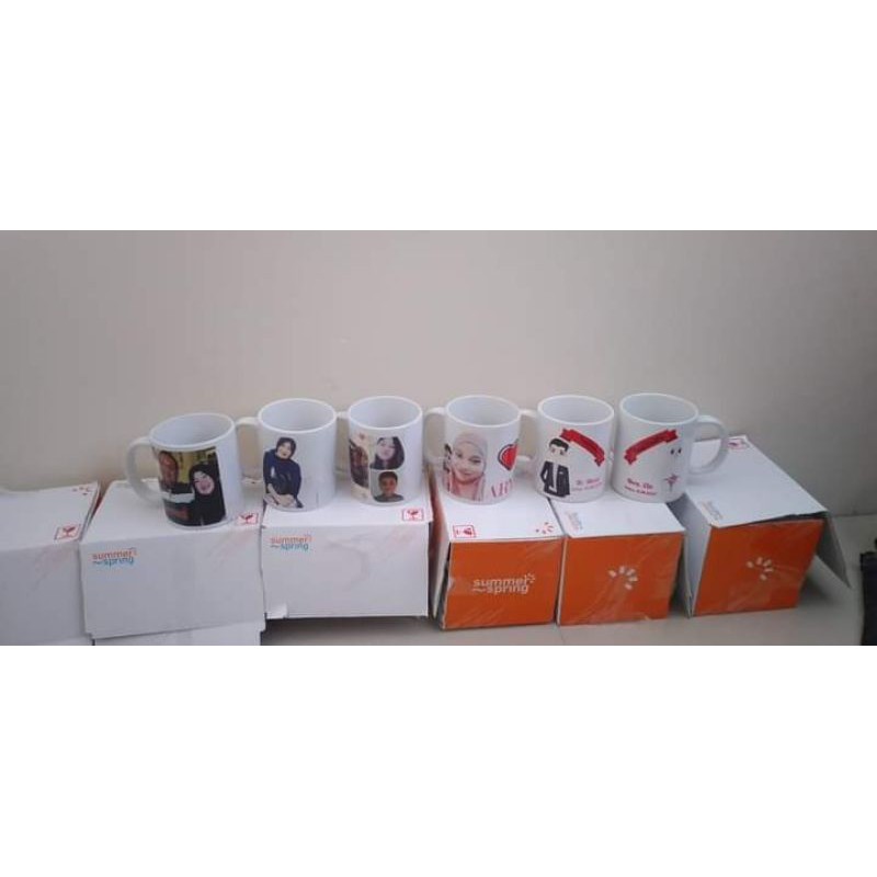 Mug Custom Bunglon Berubah Warna Lucu Unik Berkarakter