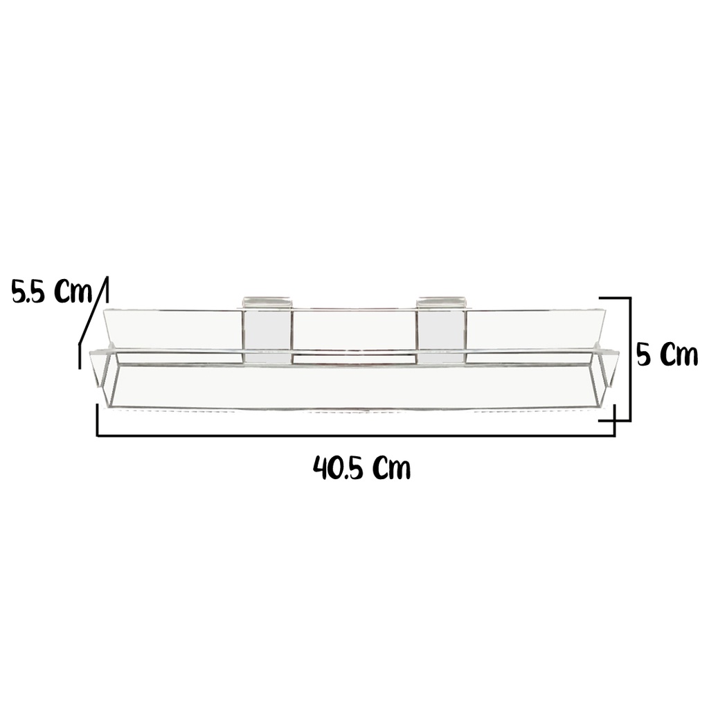 Akrilik Display / Acrylic Display Tempat Penyimpanan Serbaguna 1 Susun