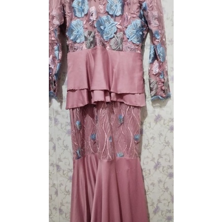 Kebaya Gamis pink model duyunv