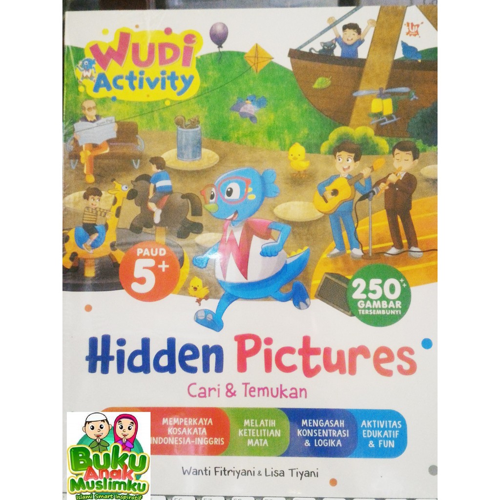WUDI ACTIVITY HIDDEN PICTURES PAUD 5+