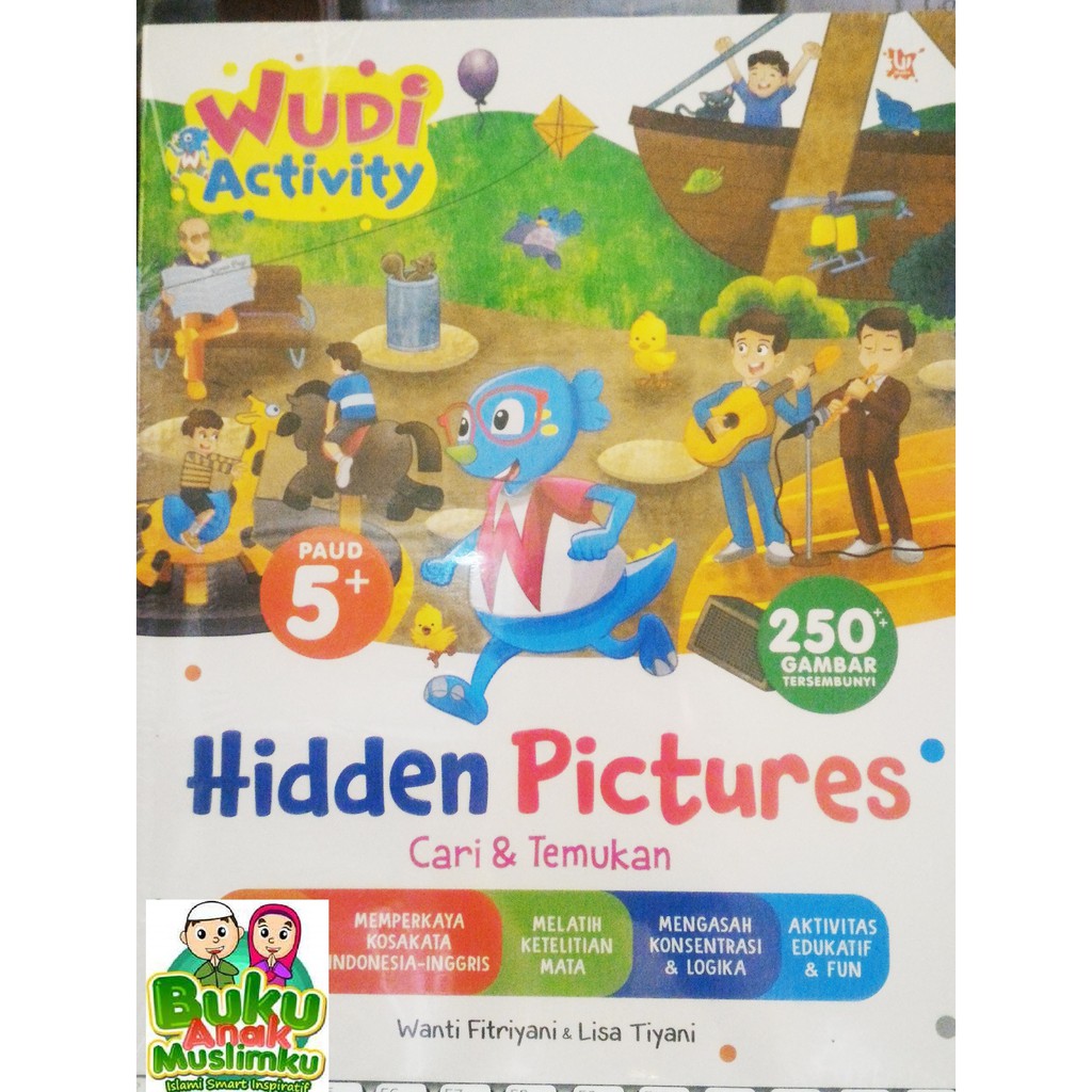 WUDI ACTIVITY HIDDEN PICTURES PAUD 5+