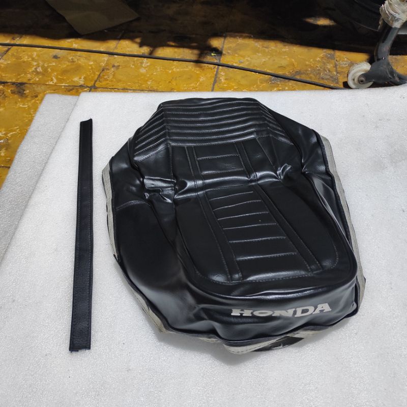 Cover Sarung sadel kulit jok Honda GL100 GL125 GLK GL 100 125 K kotak CDI ori original press