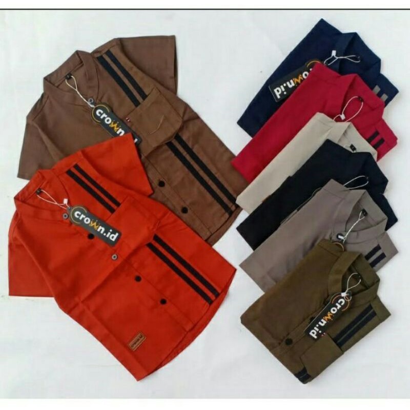 Kemeja Koko/Kemko Anak Crown Id