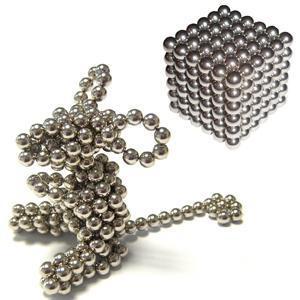 3MM BOLA MAGNET SILVER / Magnetic Ball Force Magic Leisure 216 pcs