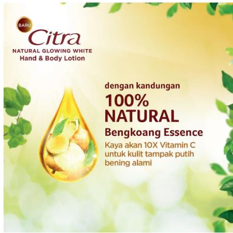 * NCC * CITRA Hand And Body Lotion Bengkoang Green Tea Natural Glowing White - Netto 230 ml