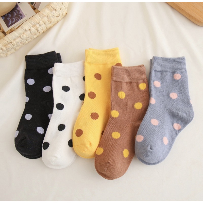 Kaos Kaki Anak Laki Laki Anak Perempuan Unisex POLKADOT / Kids Girl Boy Sock Socks