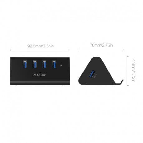 ORICO SHC-U3 4 Port USB3.0 HUB with Phone &amp; Tablet Stander