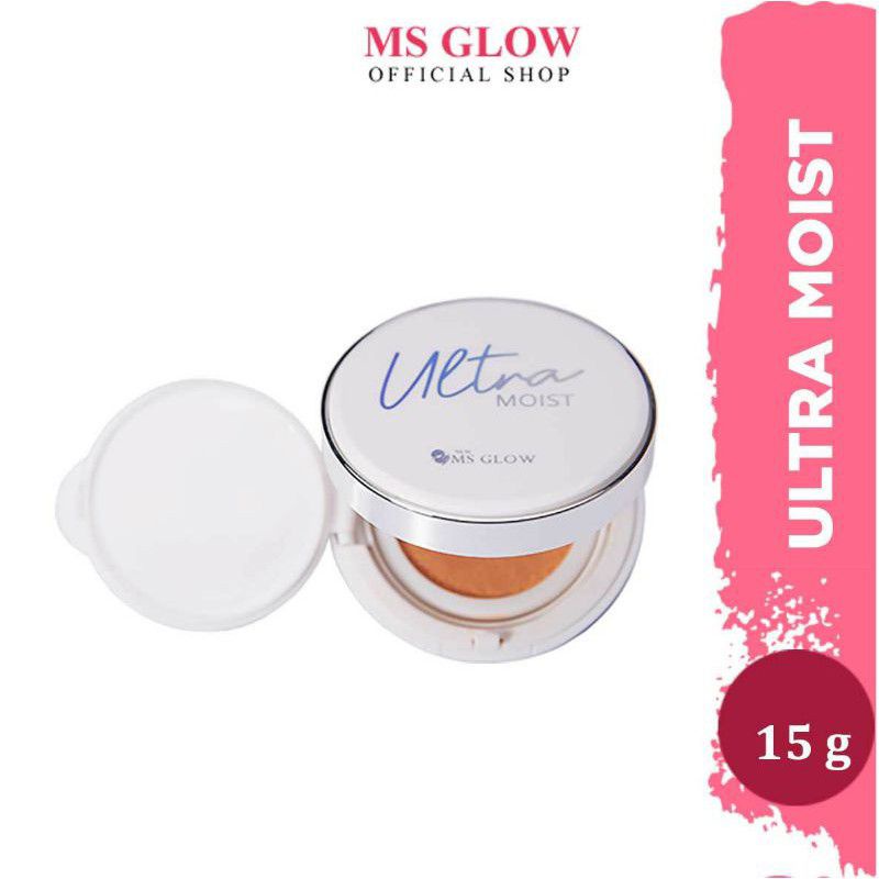 (BISA COD & GOSEND) MS COSMETICS ULTRA MOIST CUSHION BY MS GLOW ORIGINAL