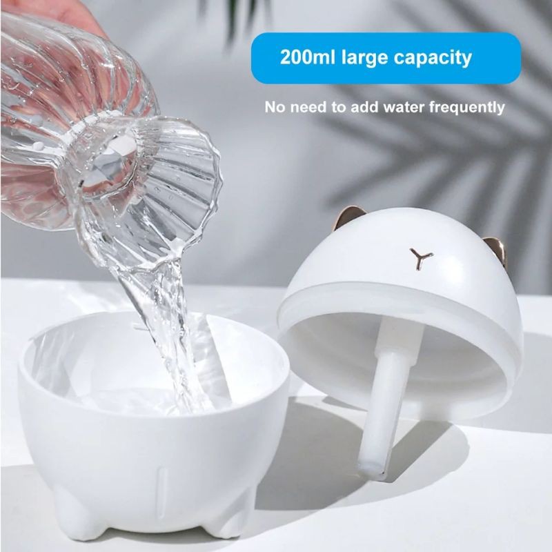 HUMIDIFIER PURIFIER DIFFUSER CAT KUCING LUCU 200ML AROMATHERAPY PELEMBAB UDARA RUANGAN