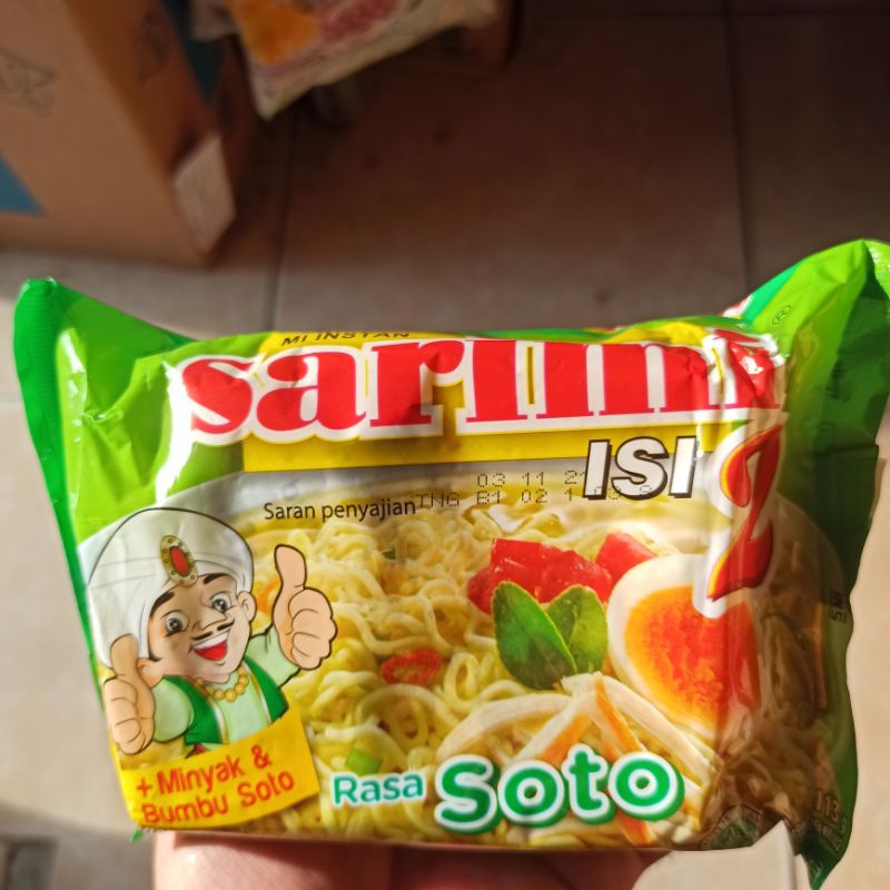 

Sarimi Mi Instan Rasa Soto Isi 2 113g