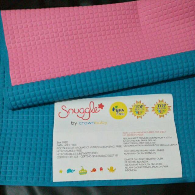 crown snuggle cotsheet Perlak karet bayi karet ONDO