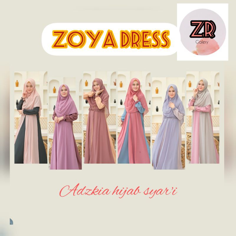 ZOYA DRESS BY ADZKIA HIJAB