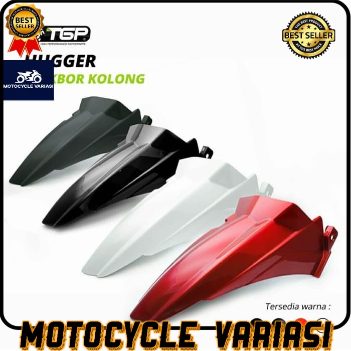 Hugger Spakbor kolong Click Vario 125 150 TGP 2013 2016 2018 2020 Merah Hitam putih