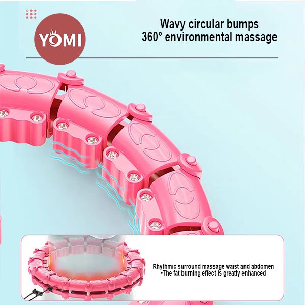 YOMI - HulaHoop Smart 24 Knots / Hula Hoop Ring / Hula Hoop Olahraga Di Rumah-4