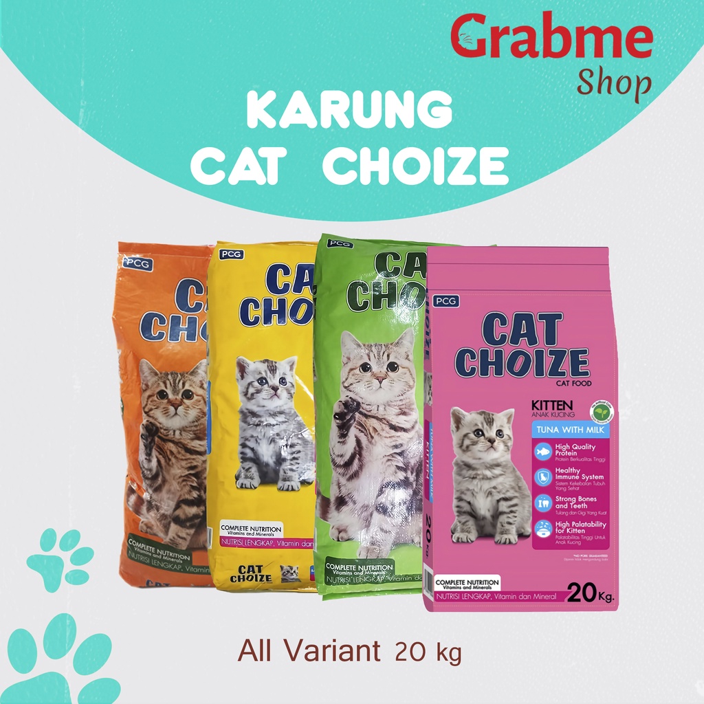 Makanan Kucing kering CAT CHOIZE All Variant 20kg (GRAB GOSEND)