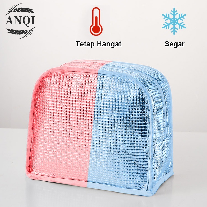 ANQI 1888 COOLER BAG UNICORN PEREKAT VELCRO TAS BEKAL LUNCH BOX BESAR MURAH LUNCH BAG BEKAL SEKOLAH VS-39