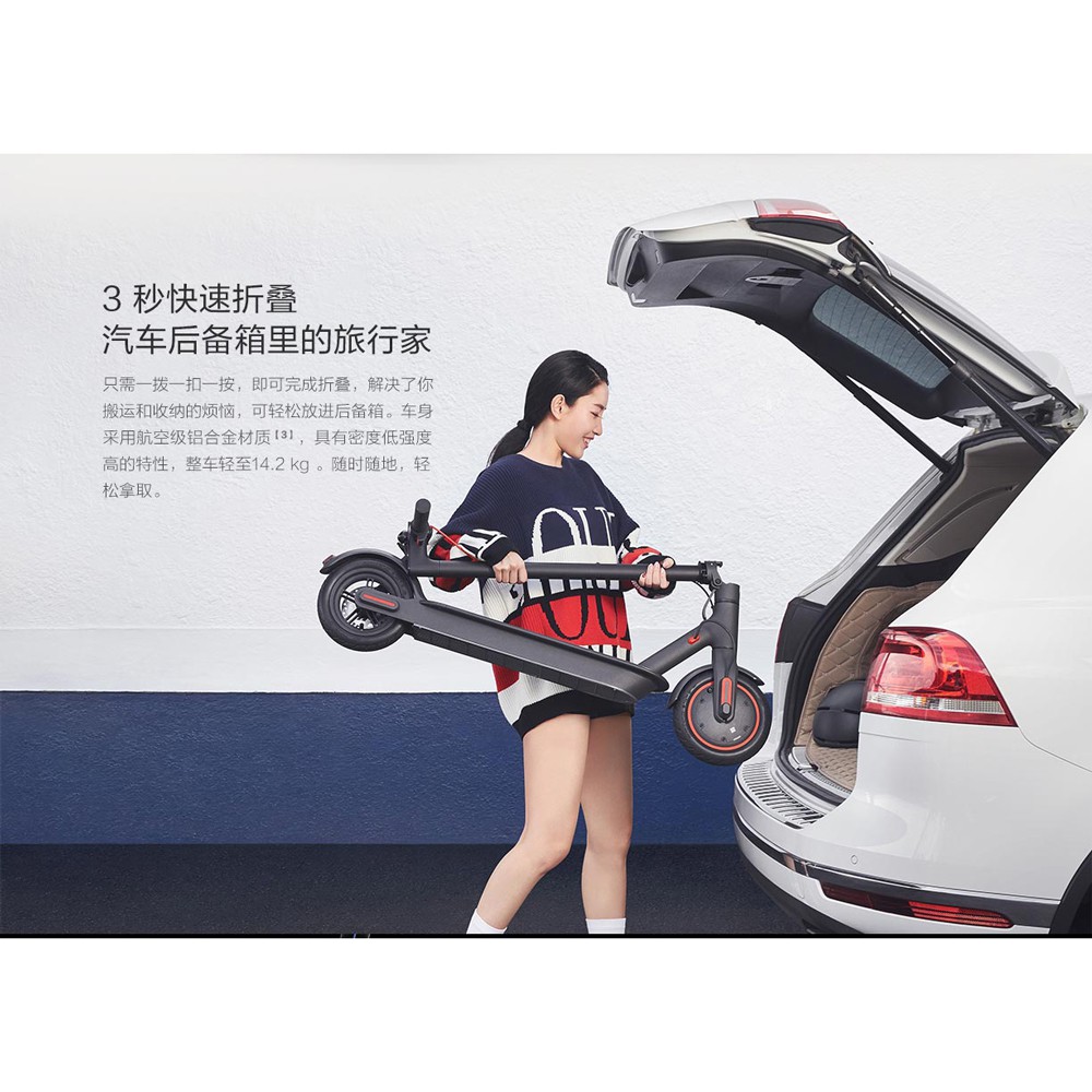 Skuter Elektrik Xiaomi Mijia M365 Smart Electric Scooter Pro