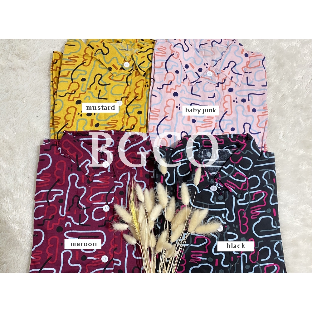 [COD] Angel One Set Line by BGCO.ID || Setelan Rayon Premium Wanita Oversize Kekinian