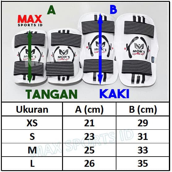 StarSeller Moks Arm & Shin Guard / Dekker Taekwondo (Pelindung Tangan dan Kaki)