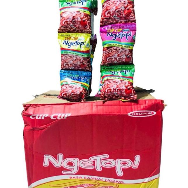

Ngetop Krupuk Cup Cup 10 Gr ( 1 Pack isi 20 Bungkus )