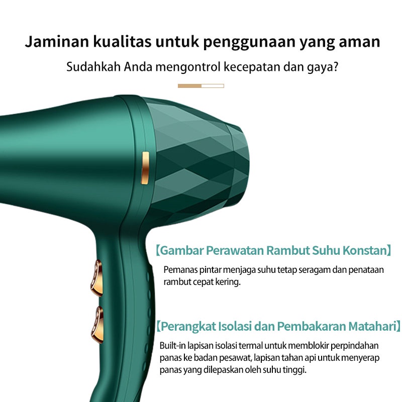 Hair dryer HRHD03 pengering rambut /perawatan rambut/kecantikan  suhu konstan 800W