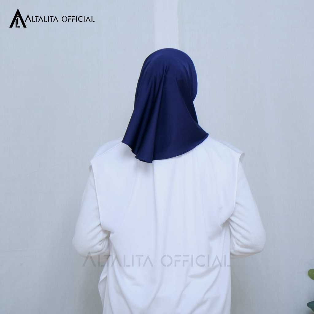 Altalita - Kerudung Bergo Zyta Sport Instan Non Pet / Non Pad Terbaru Bahan Jersey Premium Cocok untuk Olahraga Volly Futsal Senam dan Sehari-hari