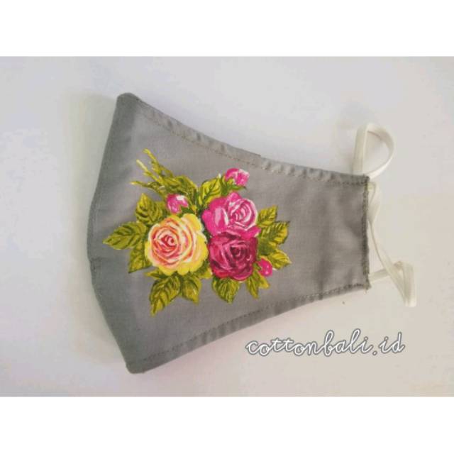 

Masker Kain Lukis - Flower series