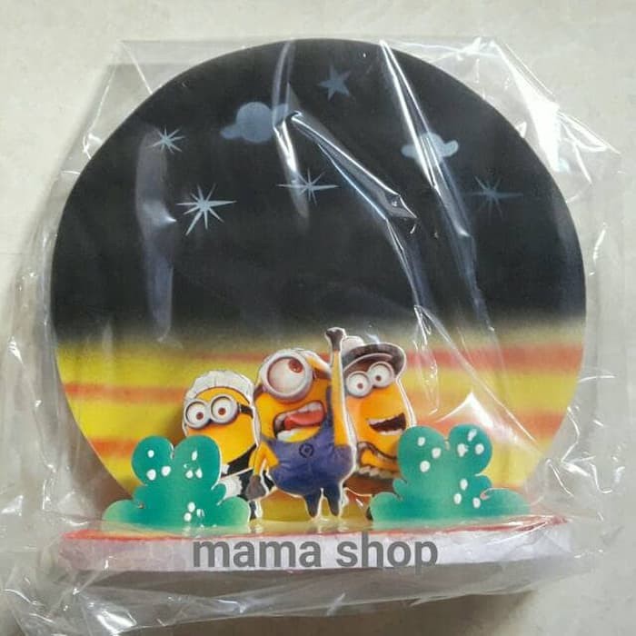 Jual Background Kue Figure Minion Hiasan Kue Ultah Topper Cake | Shopee