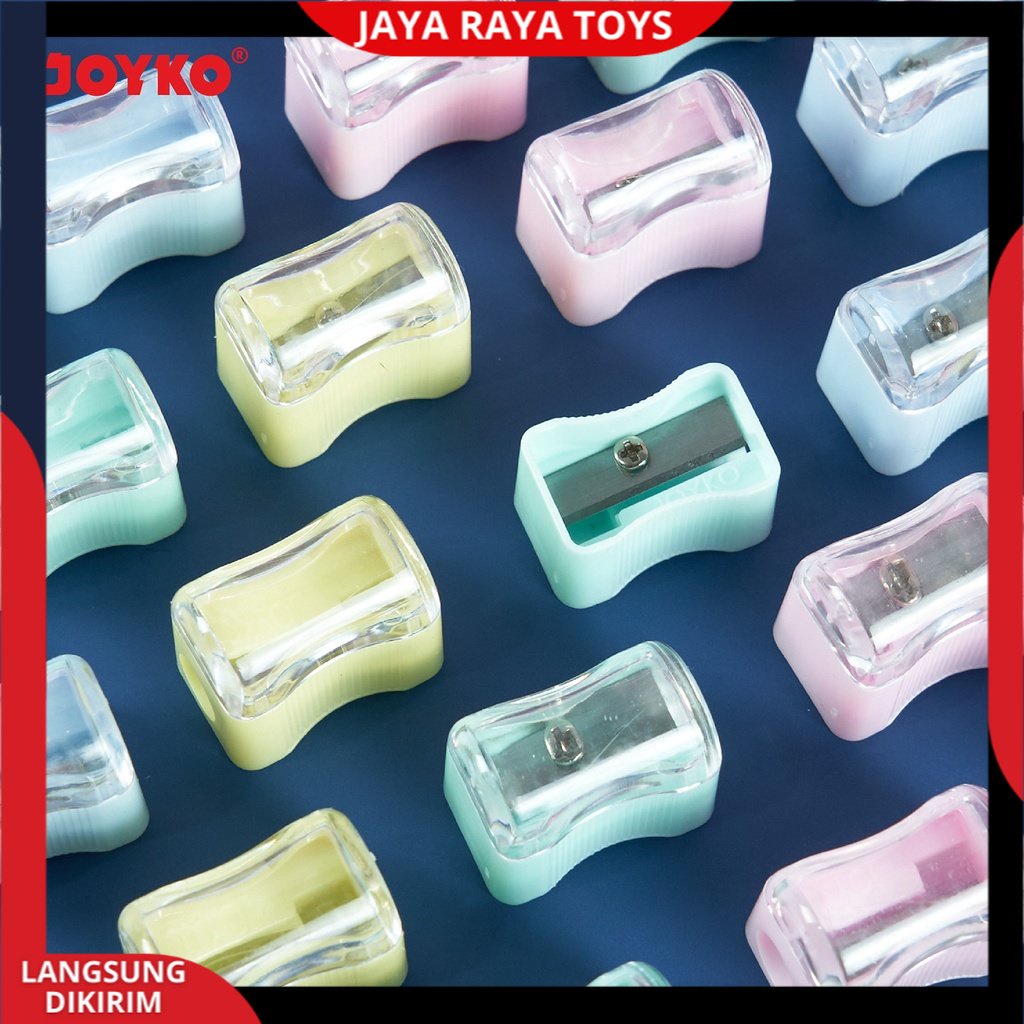 ( PROMO ) ( ISI 24 ) Rautan Serutan Sharpener Joyko SP-362PTL 1PACK