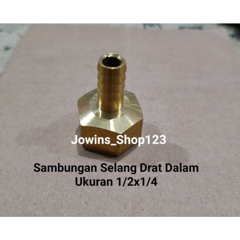 Sambungan Nepel Drat Dalam 1/4x1/2