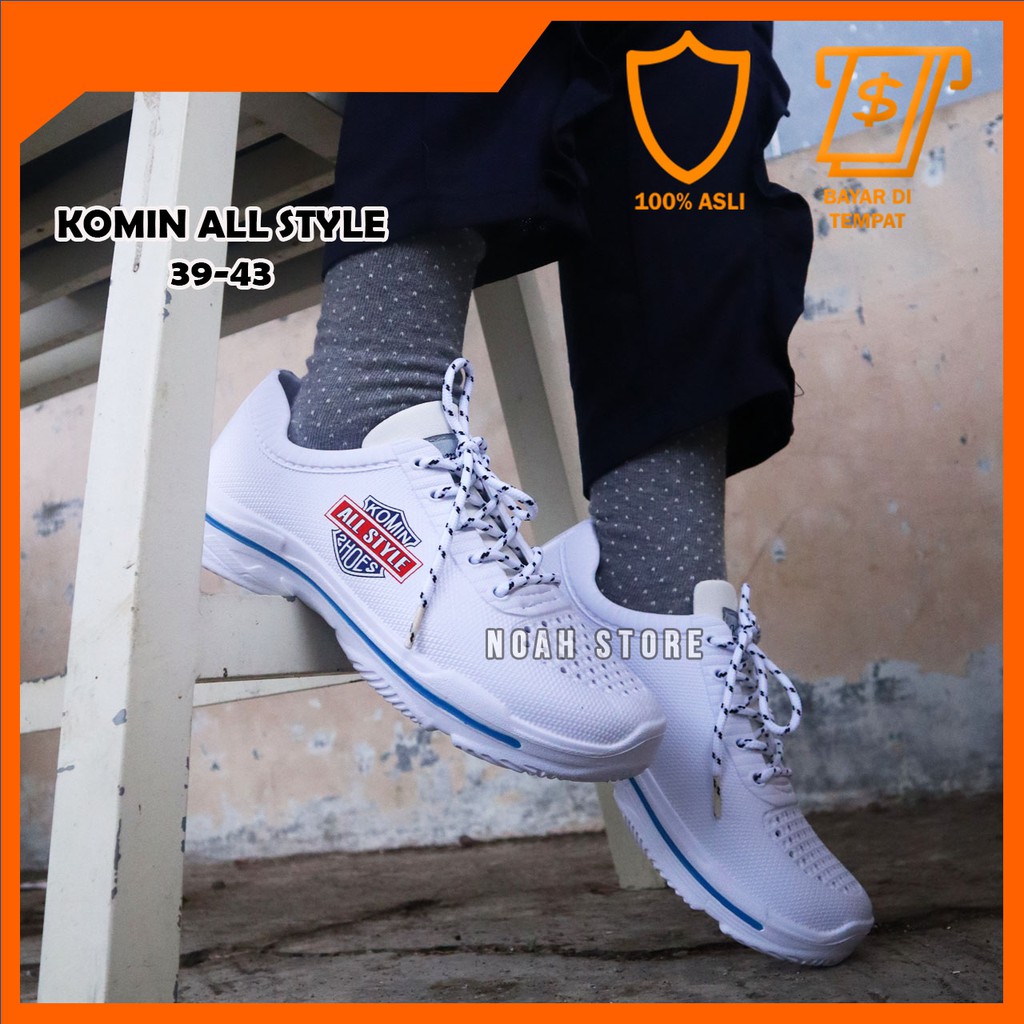 NOAH - PROMO Sepatu Komin All Style 39-44 / Sepatu Karet Pria / Sepatu Pria / Sepatu Wanita