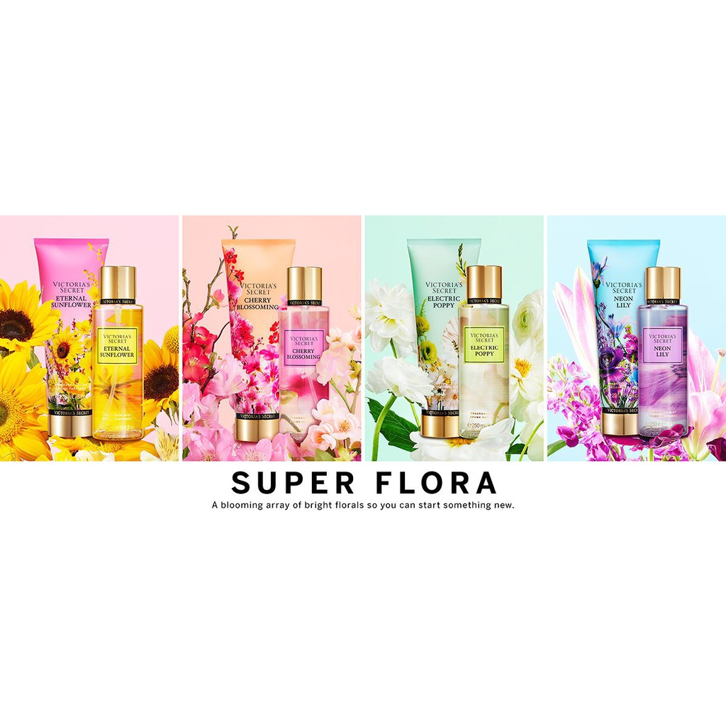 Victoria's Secret Fragrance Mist Super Flora Series