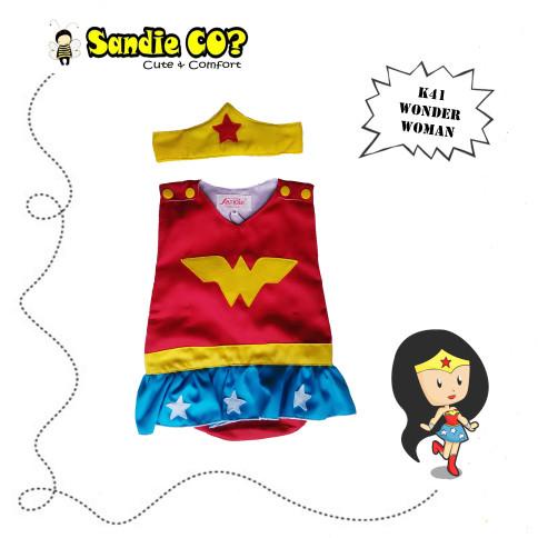 Dress Bayi Jumper Lucu Keren Wonder Woman