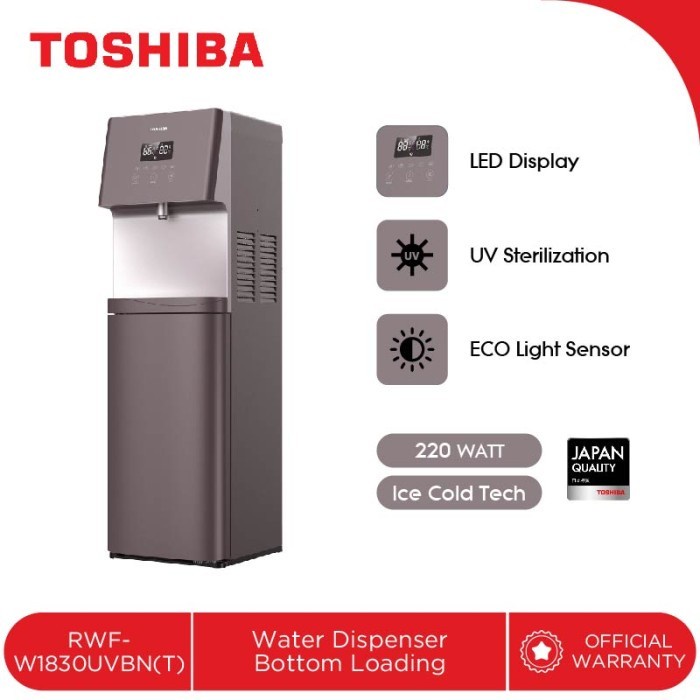 TOSHIBA Dispenser Air Galon Bawah RWF-W1830UVBN
