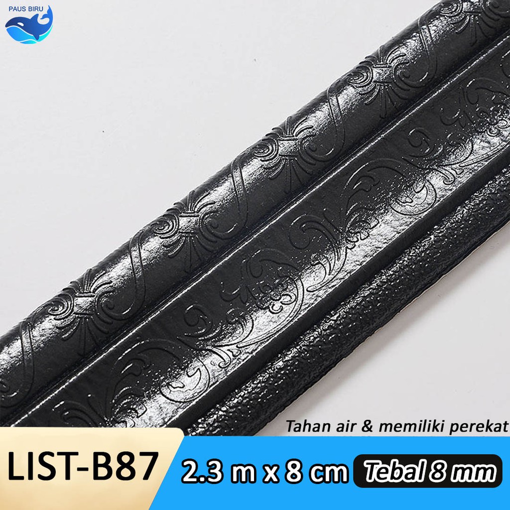 Wallpaper List Foam Wallborder Foam 3D / Wall Border List / List dinding 3D 2.3 Meter-LIST B87