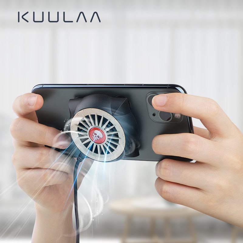 KUULAA Kipas Pendingin Handphone Universal dengan Radiator Heat Sink