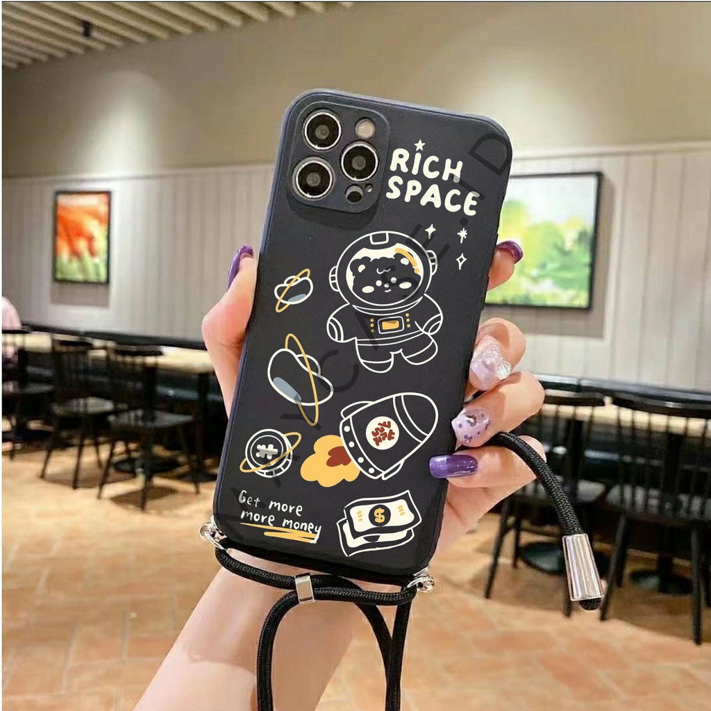 Softcase Macaron Motif Astronot Free Tali Realme C31 C35 Narzo 50a Prime Realme 9 Pro Narzo 50a Real