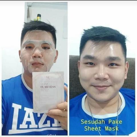 Beautyzen Mud Mask Masker Lumpur &amp; Glanz Sheet Mask Untuk Mencerahkan Mengencangkan KK Indonesia