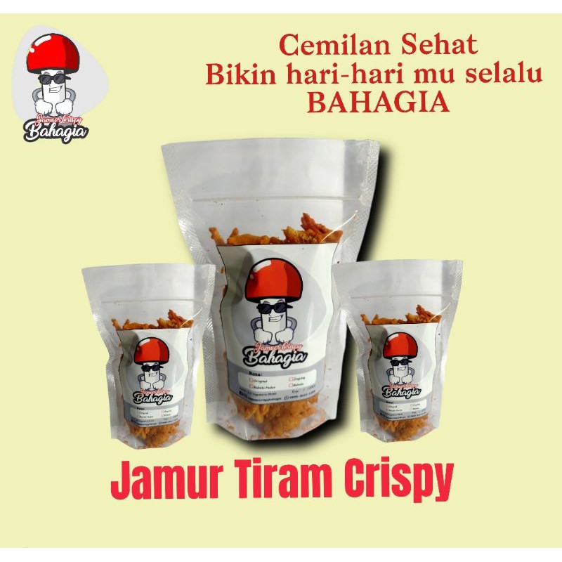 

Kripik jamur Tiram - Jamur Crispy - Cemilan Sehat - Snack Murah - 100 gr