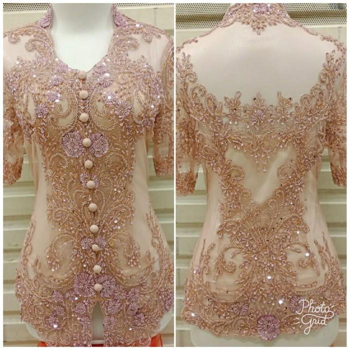 Yoza | Atasan Kebaya Tile Payet Lengan Pendek (+Longtorso)