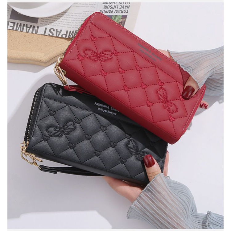WTX-34 Dompet Panjang Wanita 2 Relesting  Bordir Import